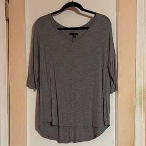 American Eagle Outfitters Charcoal Long Sleeve Top